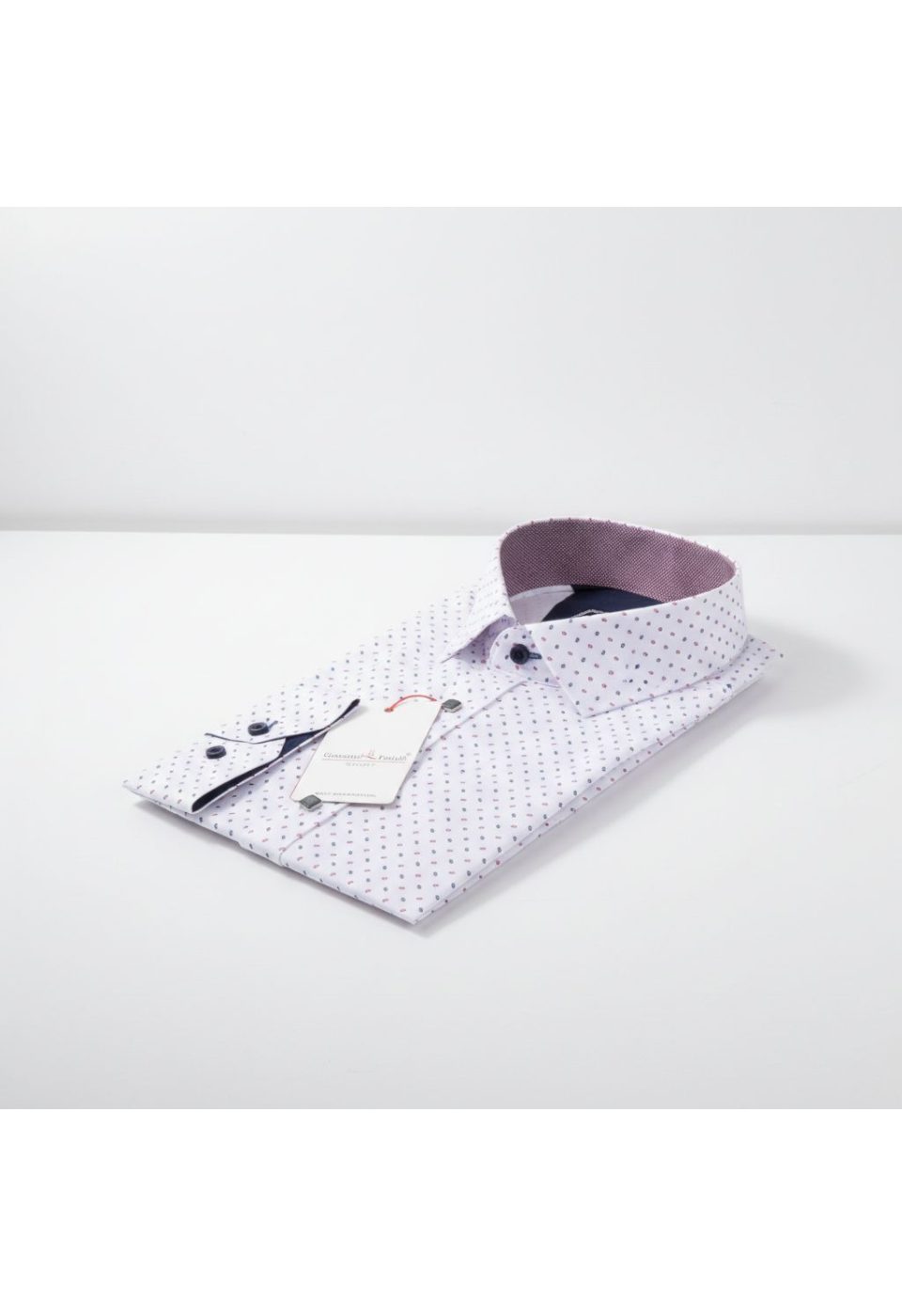 Slim Fit Uzun Kol Desenli Erkek Gömlek 3GMK311464009 - Giovanni Fratelli