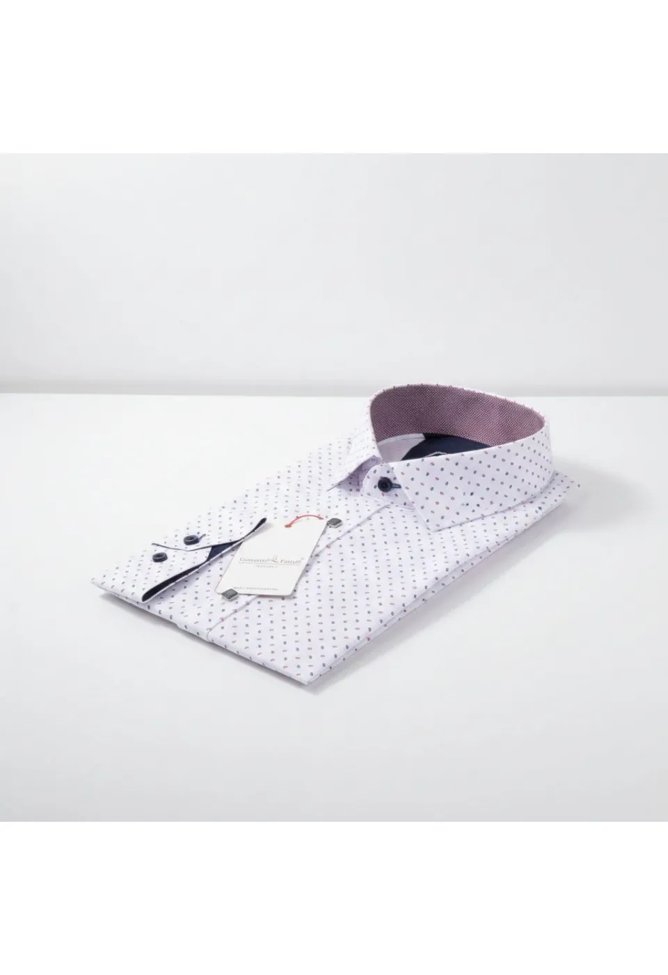 Slim Fit Uzun Kol Desenli Erkek Gömlek 3GMK311464009 - Giovanni Fratelli