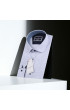 Slim Fit Uzun Kol Desenli Erkek Gömlek 3GMK311464011