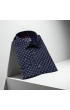 Slim Fit Uzun Kol Desenli Erkek Gömlek 3GMK311465004