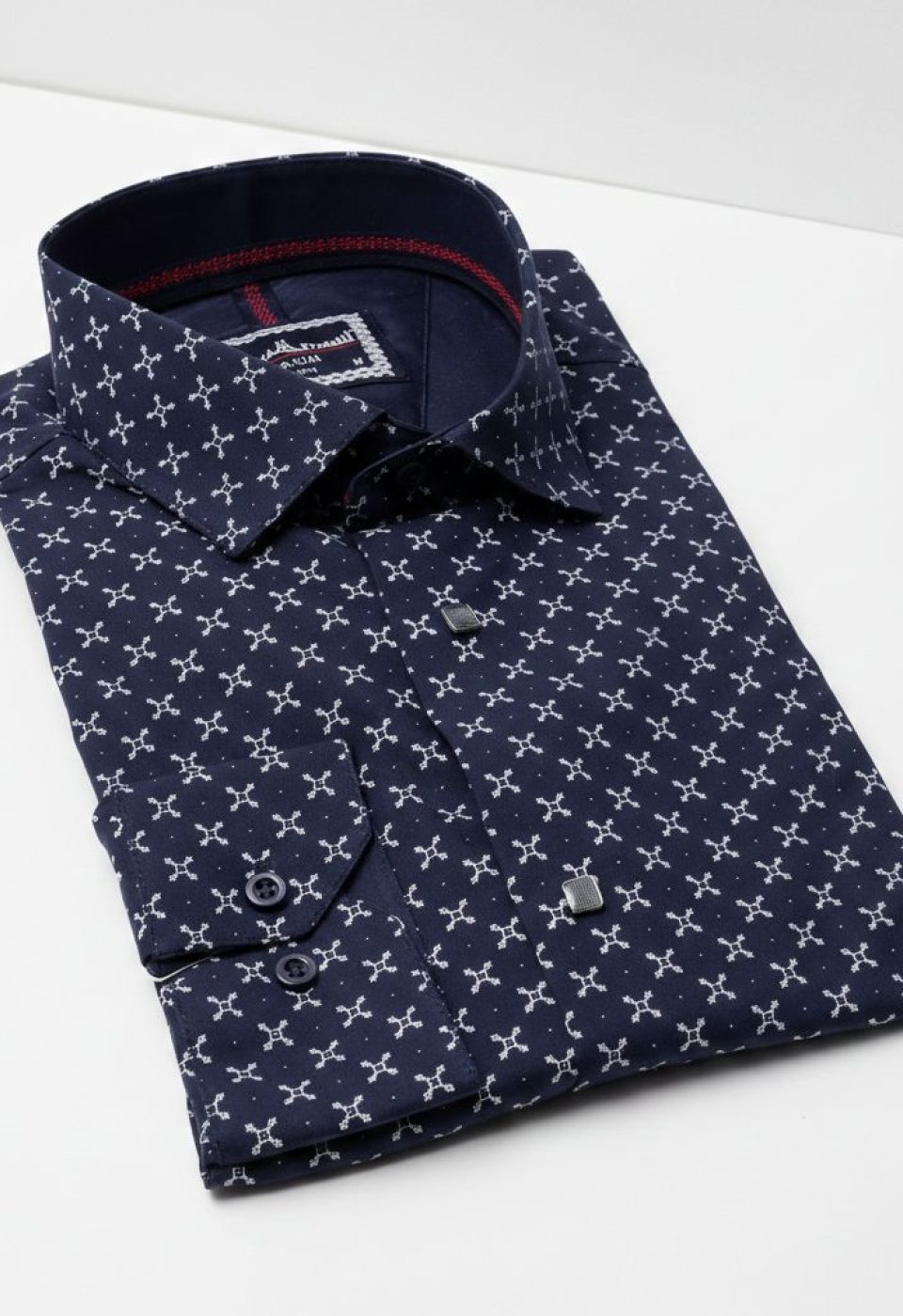 Slim Fit Uzun Kol Desenli Erkek Gömlek 3GMK311465004 Slim Fit Uzun Kol Desenli Erkek Gömlek 3GMK311465004
