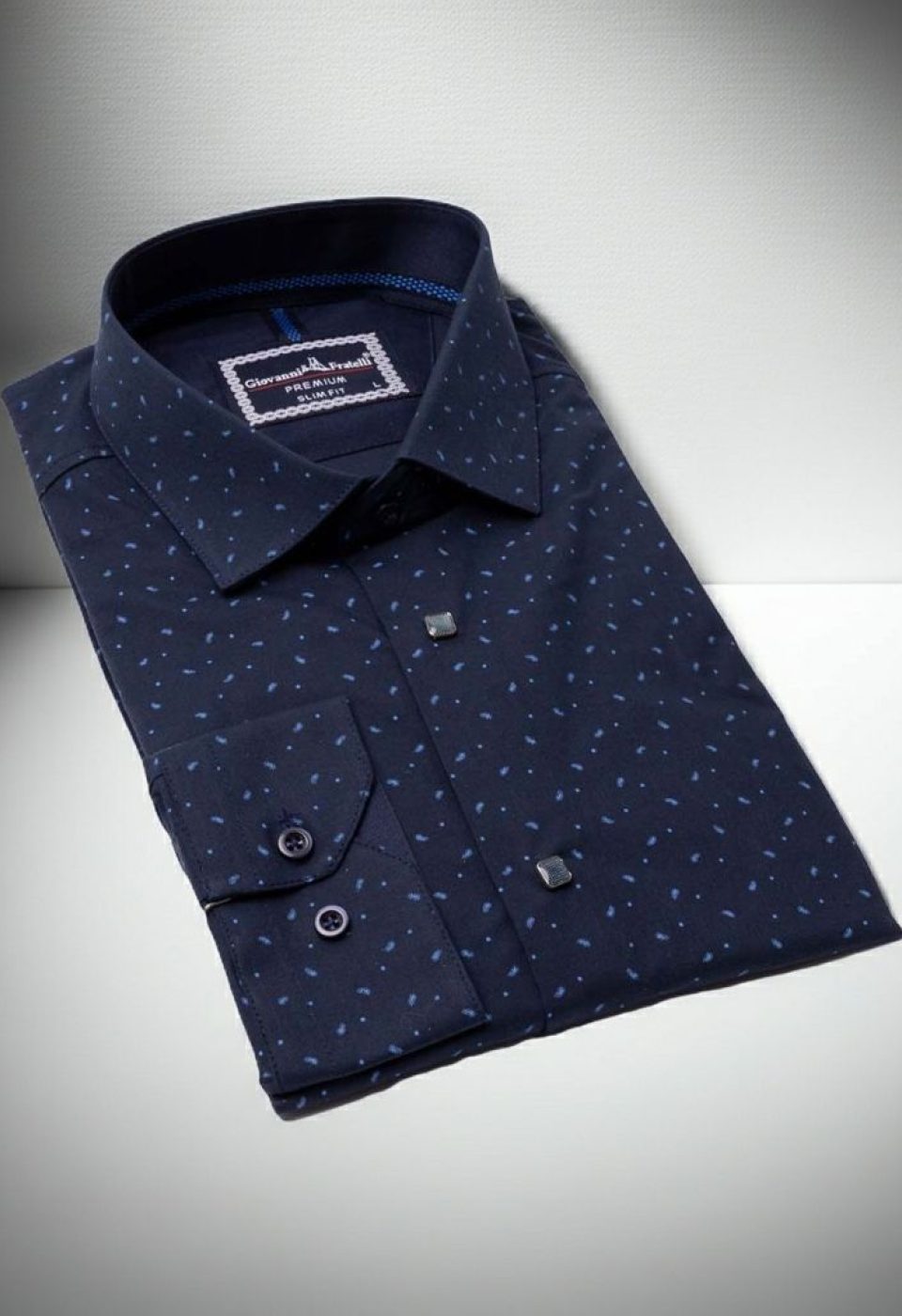 Slim Fit Uzun Kol Desenli Erkek Gömlek 3GMK311465008 Slim Fit Uzun Kol Desenli Erkek Gömlek 3GMK311465008