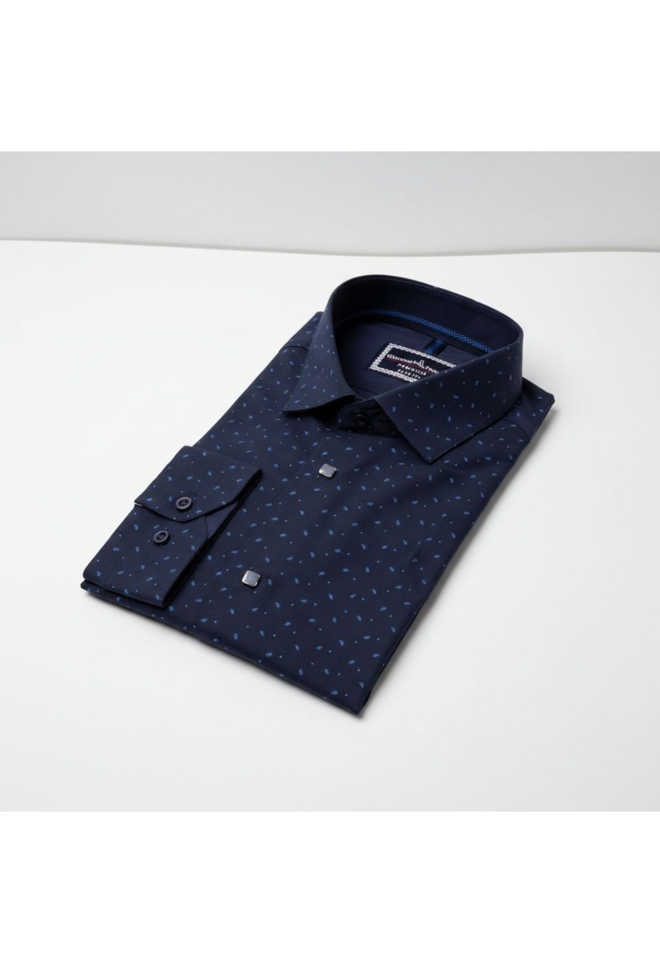 Slim Fit Uzun Kol Desenli Erkek Gömlek 3GMK311465008 - Giovanni Fratelli