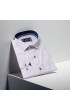 Slim Fit Uzun Kol Desenli Erkek Gömlek 3GMK311467002