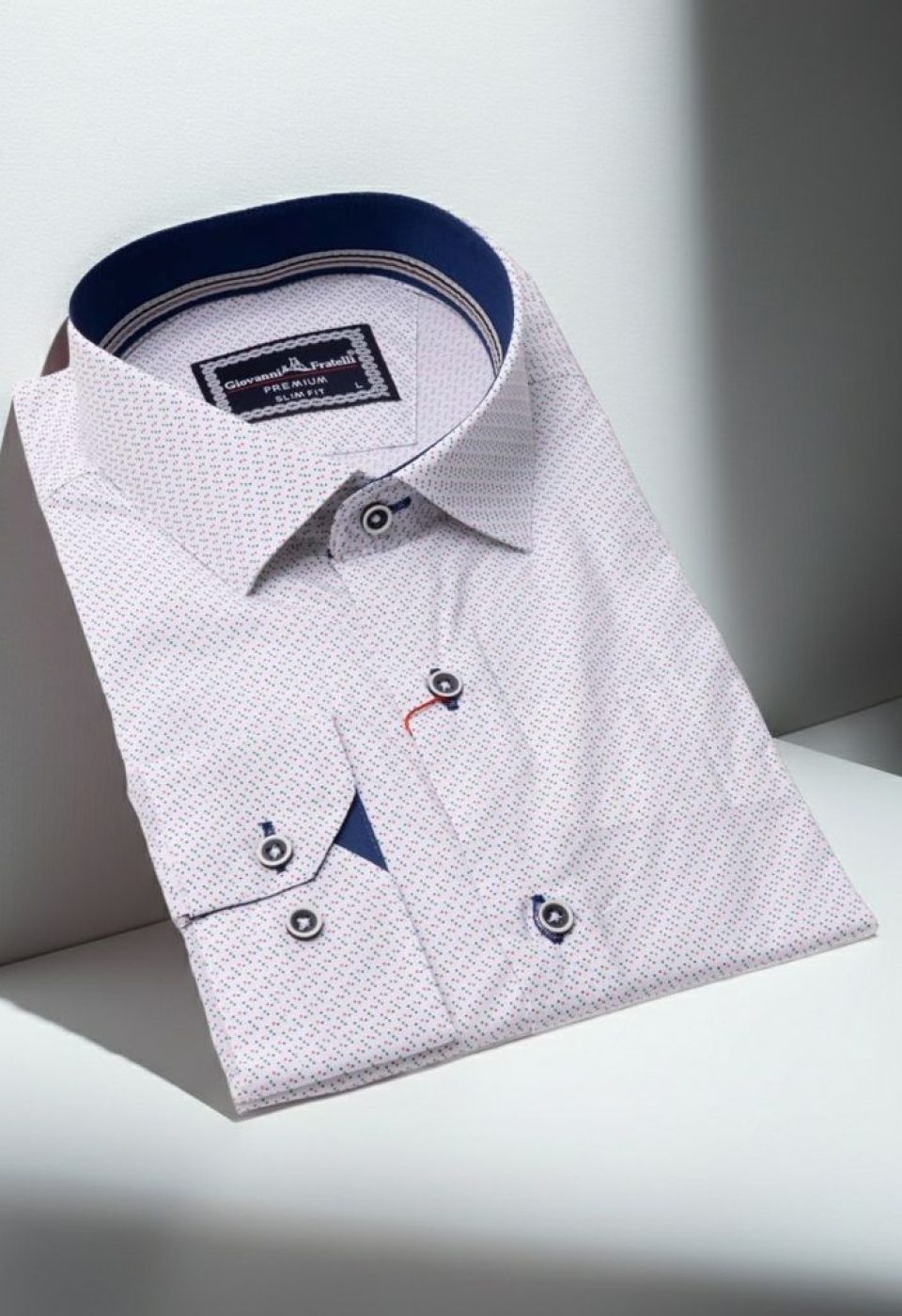 Slim Fit Uzun Kol Desenli Erkek Gömlek 3GMK311467002 Slim Fit Uzun Kol Desenli Erkek Gömlek 3GMK311467002