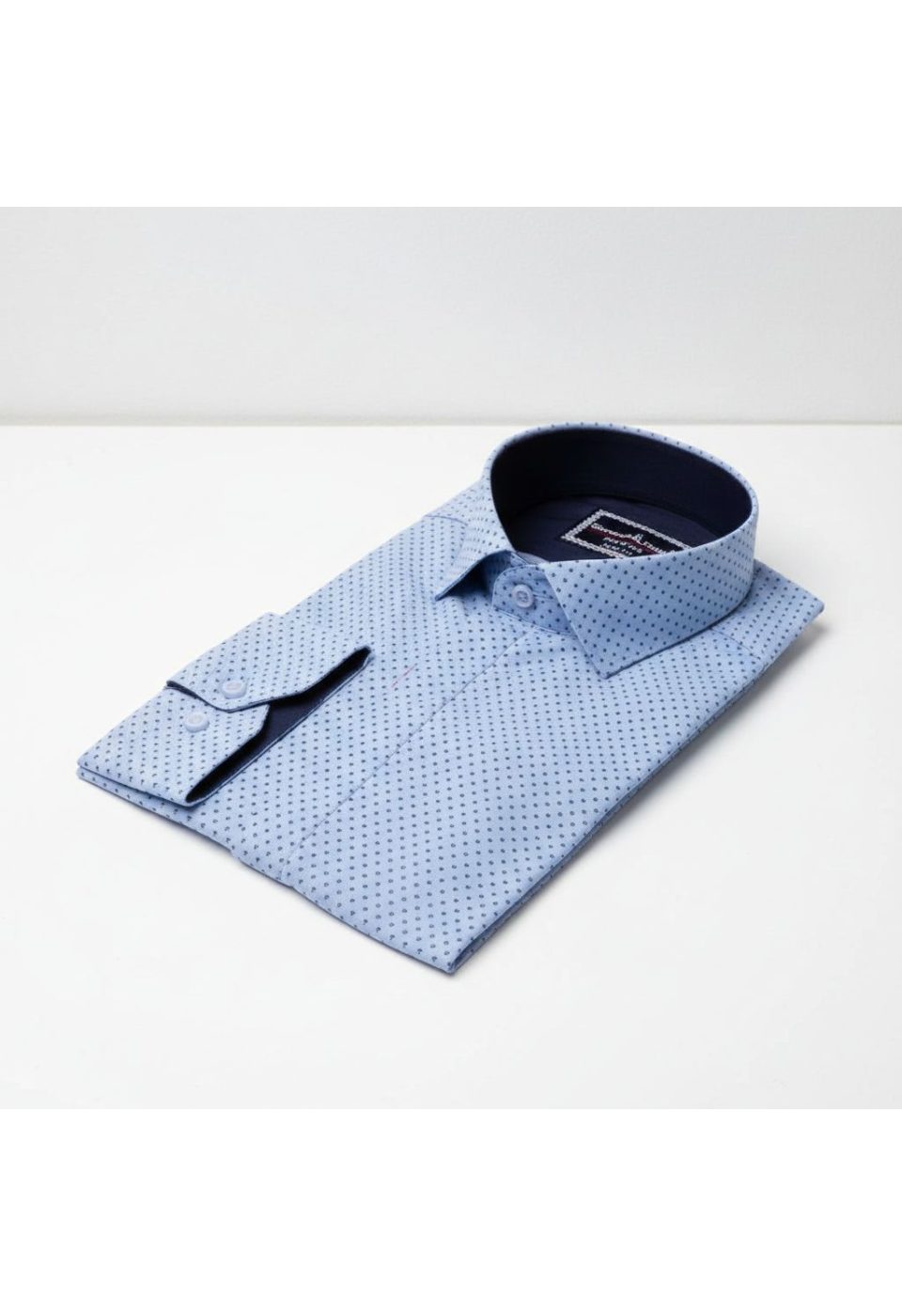 Slim Fit Uzun Kol Desenli Erkek Gömlek 3GMK311469003 - Giovanni Fratelli