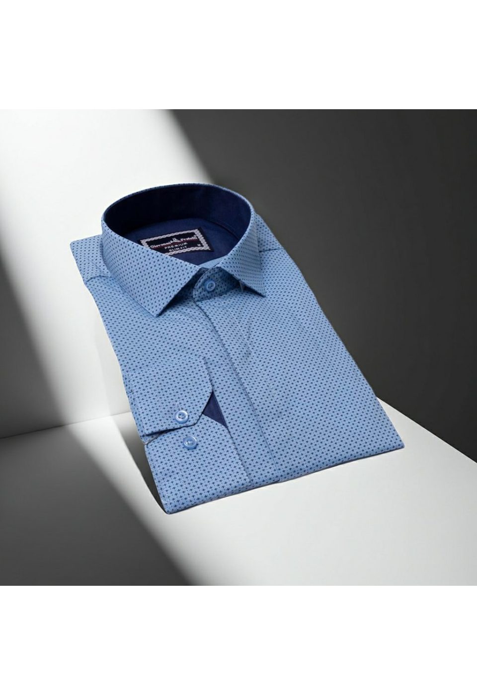 1469 CR 011 Slim Fit Uzun Kol Desenli Erkek Gömlek 3GMK311469011 - Giovanni Fratelli