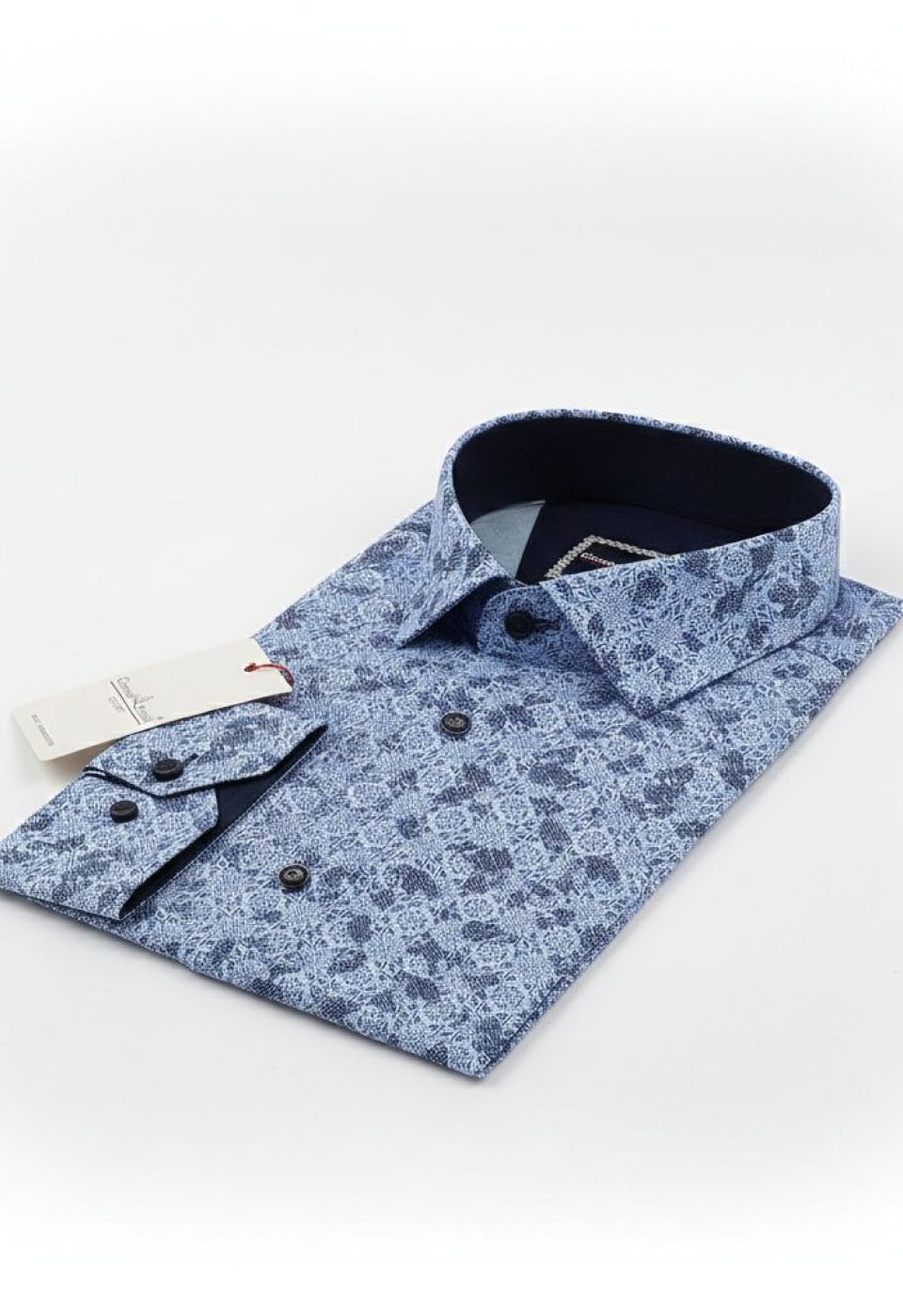 1490 CR 009 Slim Fit Uzun Kol Desenli Erkek Gömlek 3GMK311490009 - Giovanni Fratelli