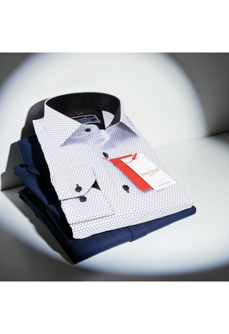Slim Fit Uzun Kol Desenli Erkek Gömlek 3GMK311684001 - Giovanni Fratelli
