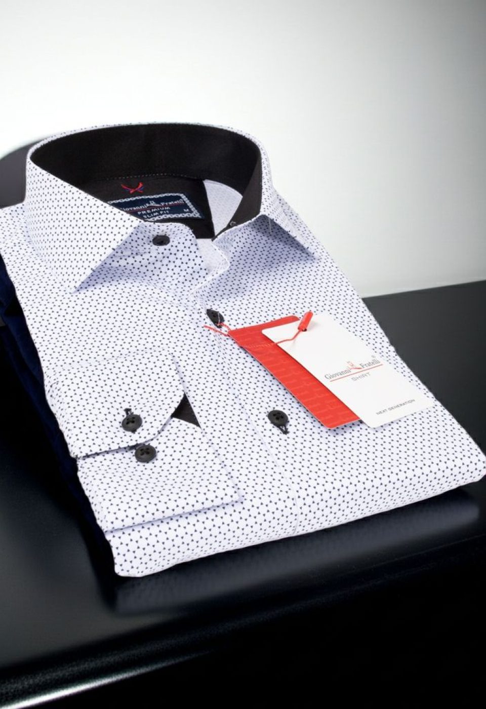 Slim Fit Uzun Kol Desenli Erkek Gömlek 3GMK311684001