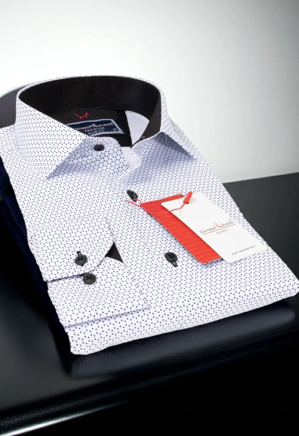 Slim Fit Uzun Kol Desenli Erkek Gömlek 3GMK311684001