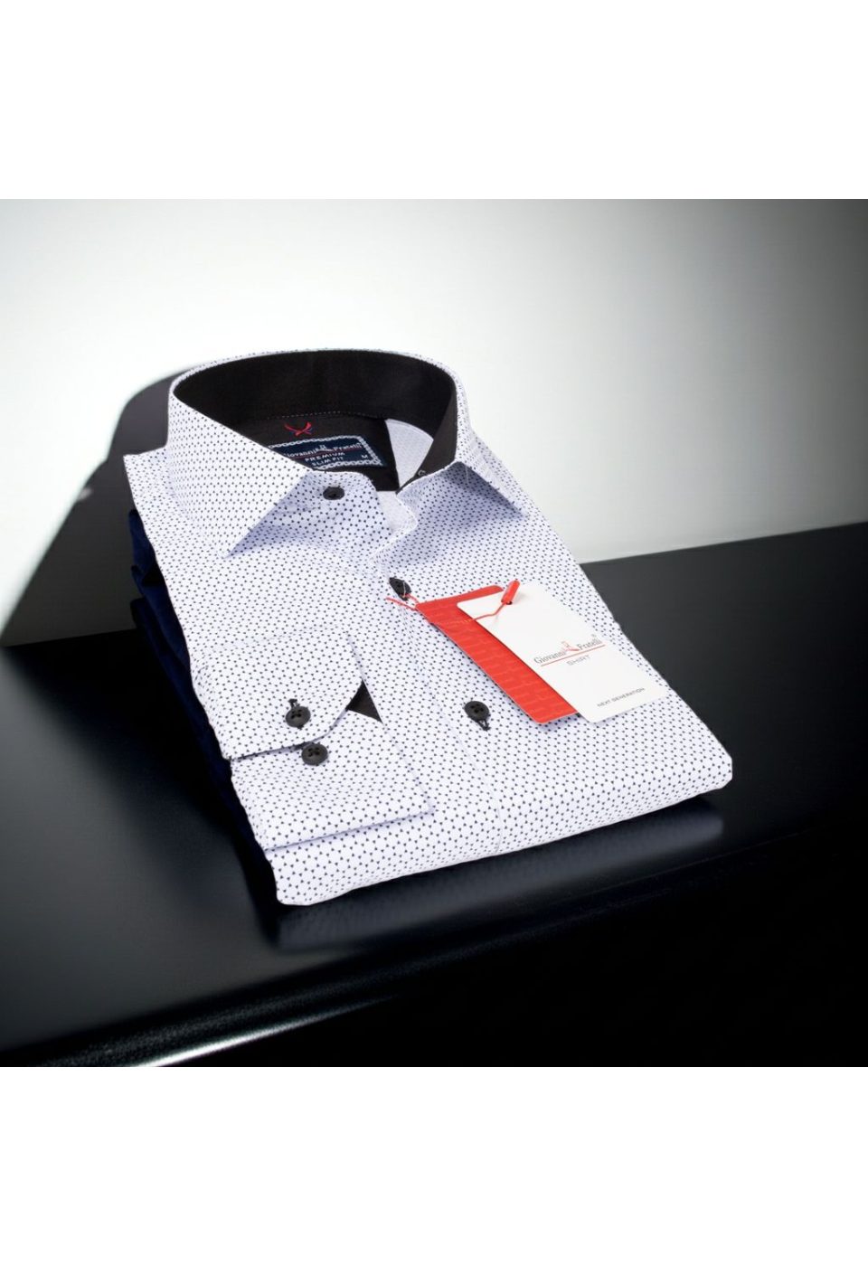 Slim Fit Uzun Kol Desenli Erkek Gömlek 3GMK311684001 - Giovanni Fratelli