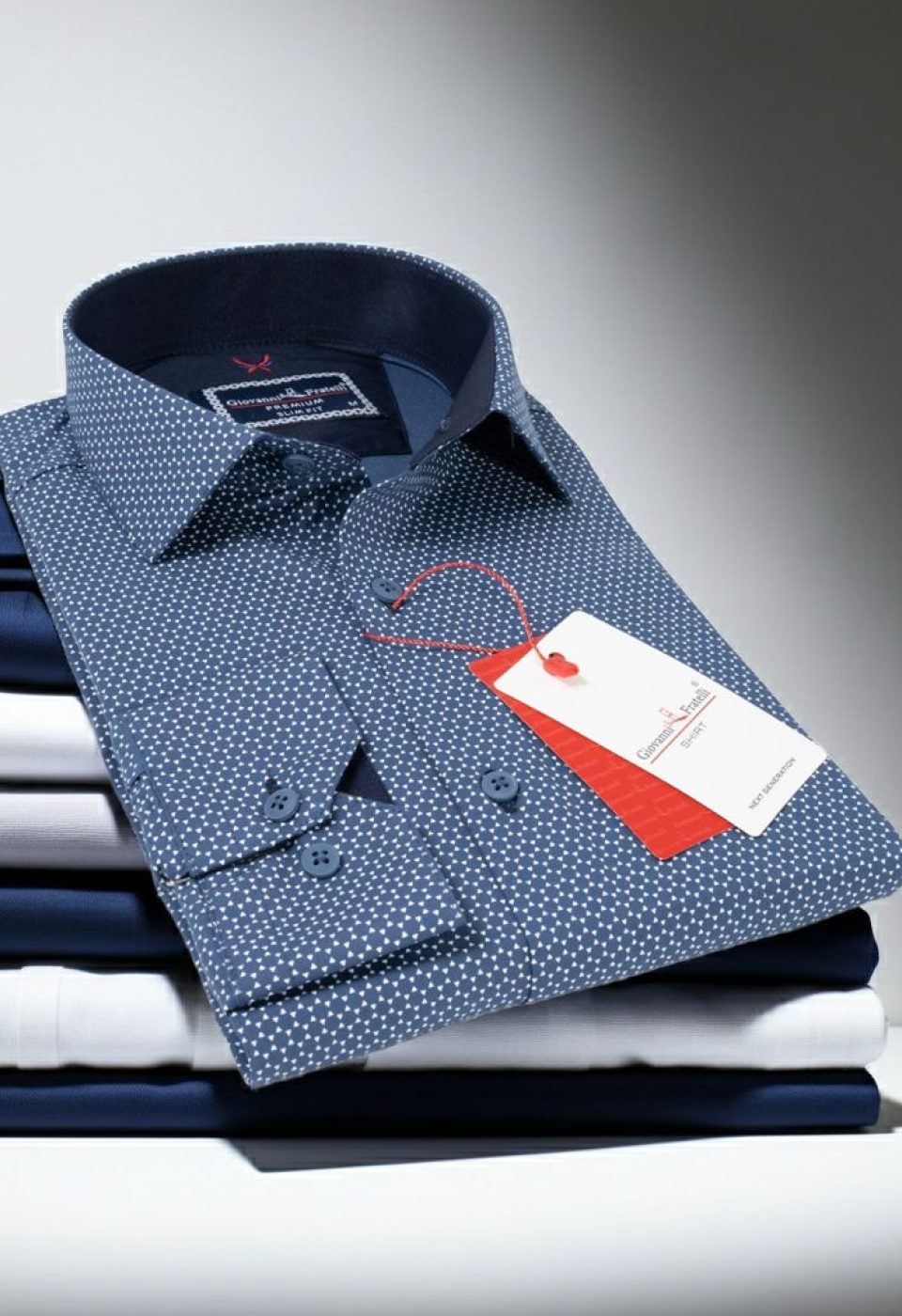 Slim Fit Uzun Kol Desenli Erkek Gömlek 3GMK311684005 - Giovanni Fratelli