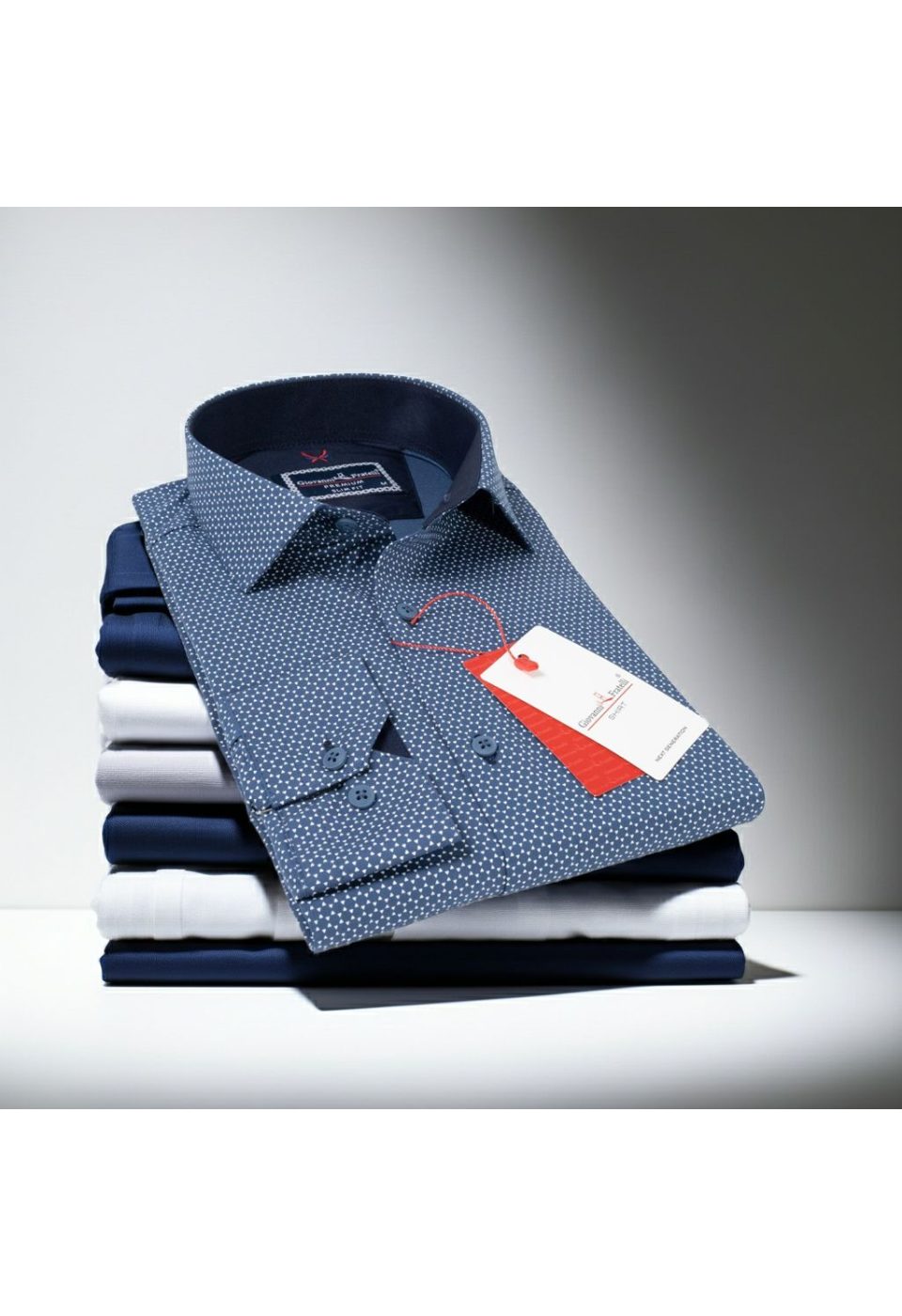 Slim Fit Uzun Kol Desenli Erkek Gömlek 3GMK311684005 - Giovanni Fratelli