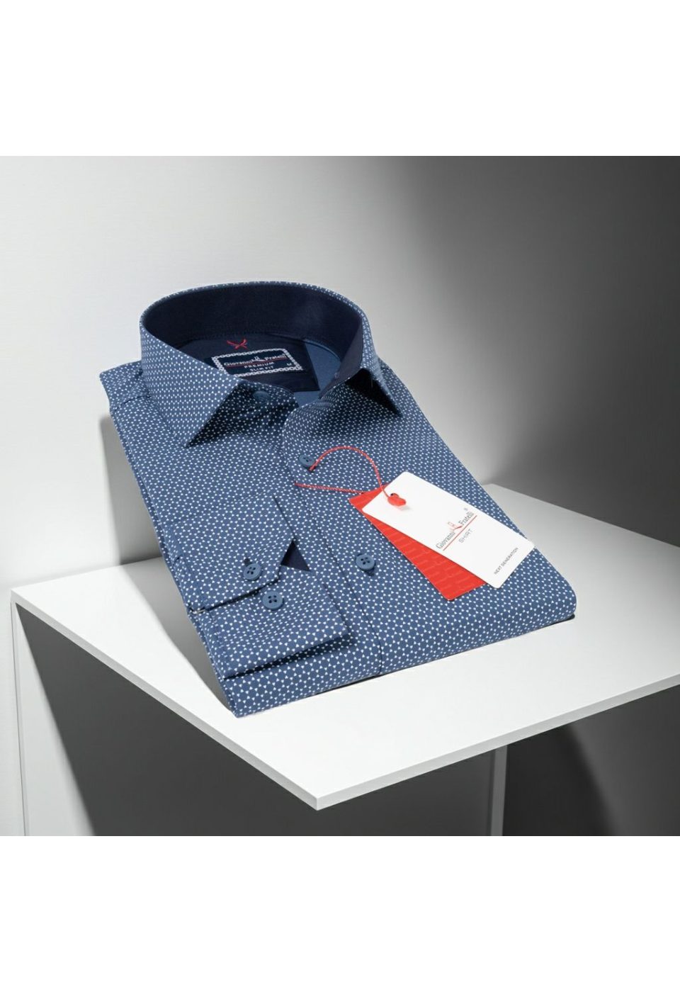 Slim Fit Uzun Kol Desenli Erkek Gömlek 3GMK311684005 - Giovanni Fratelli