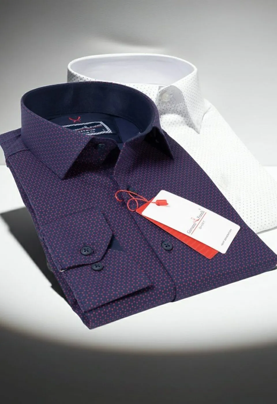 Slim Fit Uzun Kol Desenli Erkek Gömlek 3GMK311684008 - Giovanni Fratelli