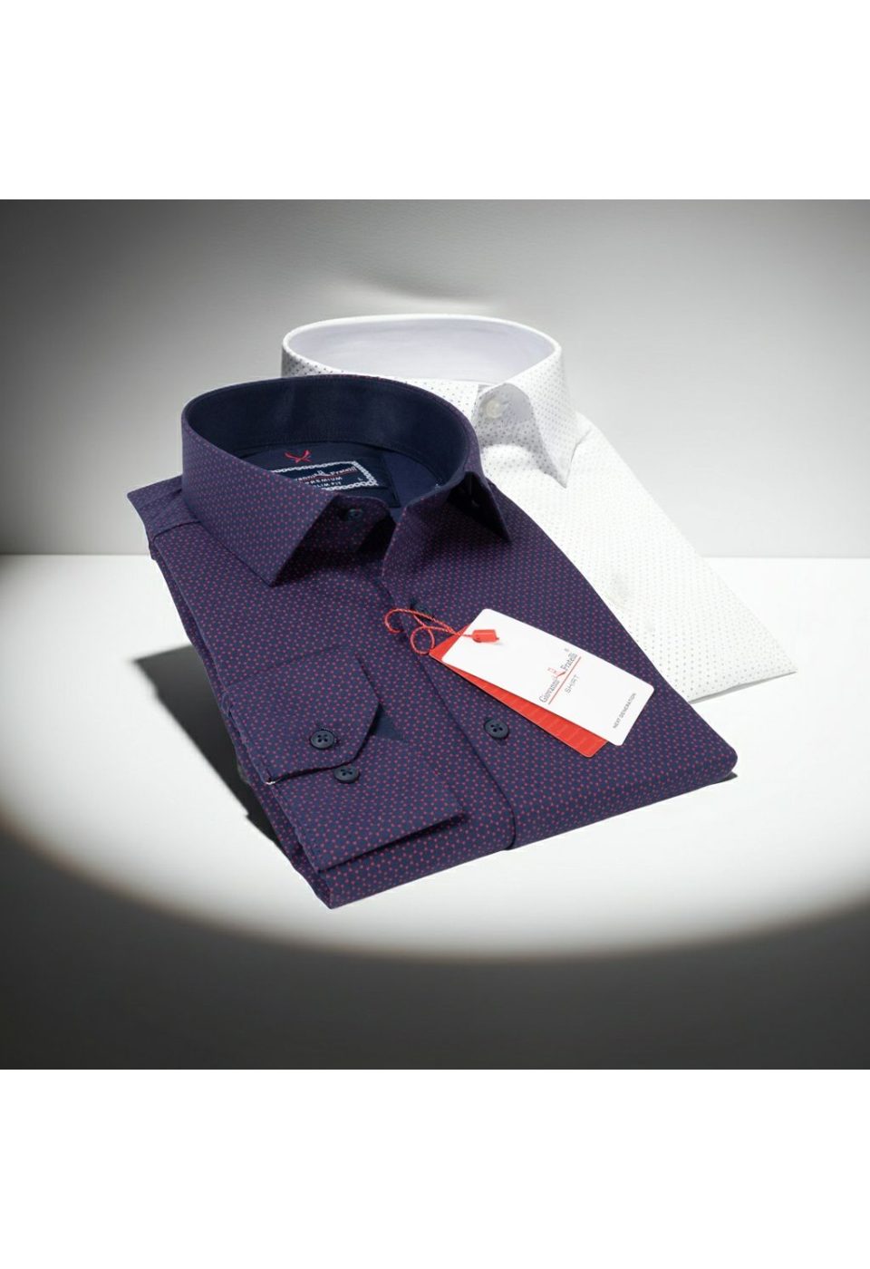 Slim Fit Uzun Kol Desenli Erkek Gömlek 3GMK311684008 - Giovanni Fratelli
