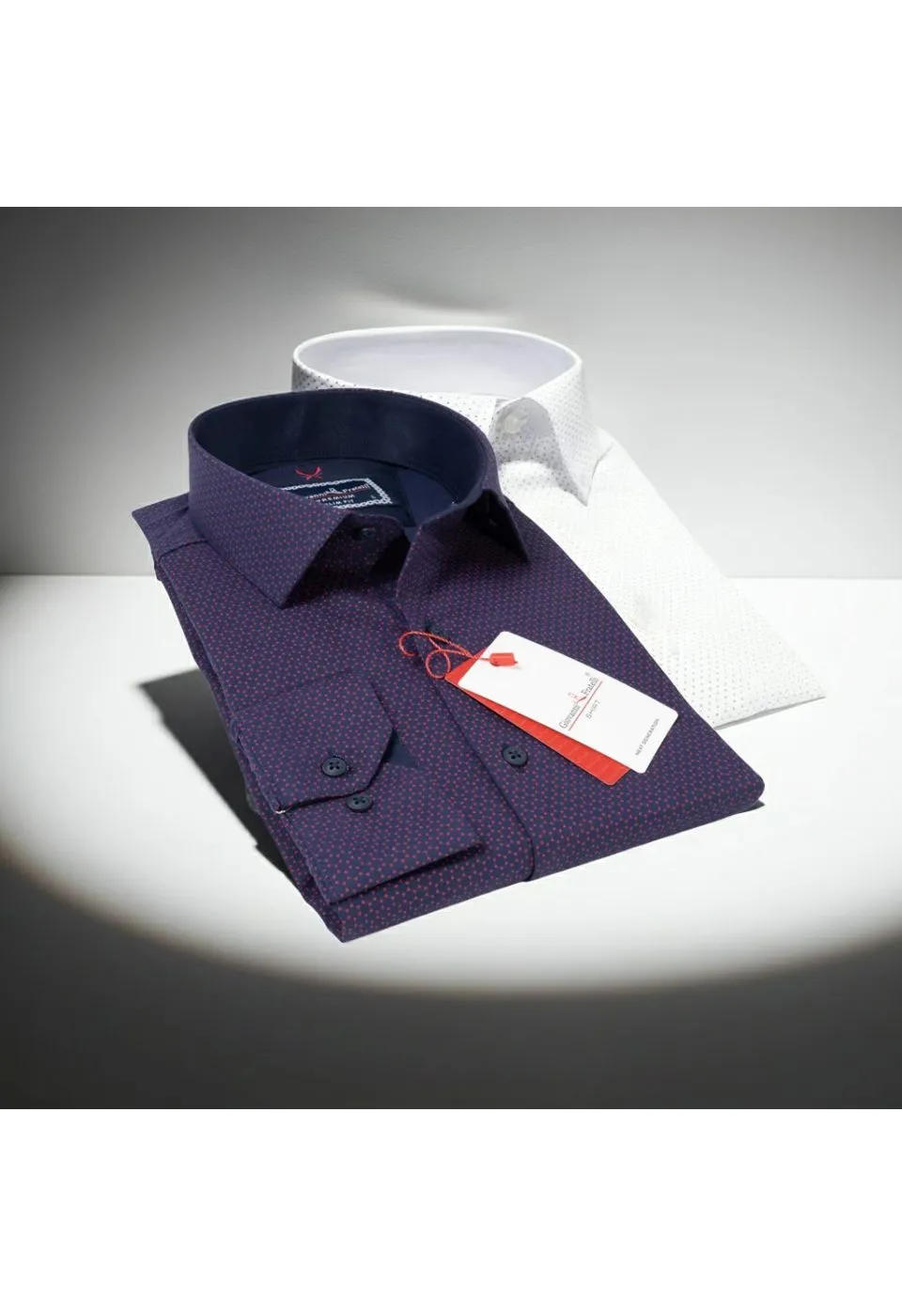 Slim Fit Uzun Kol Desenli Erkek Gömlek 3GMK311684008 - Giovanni Fratelli
