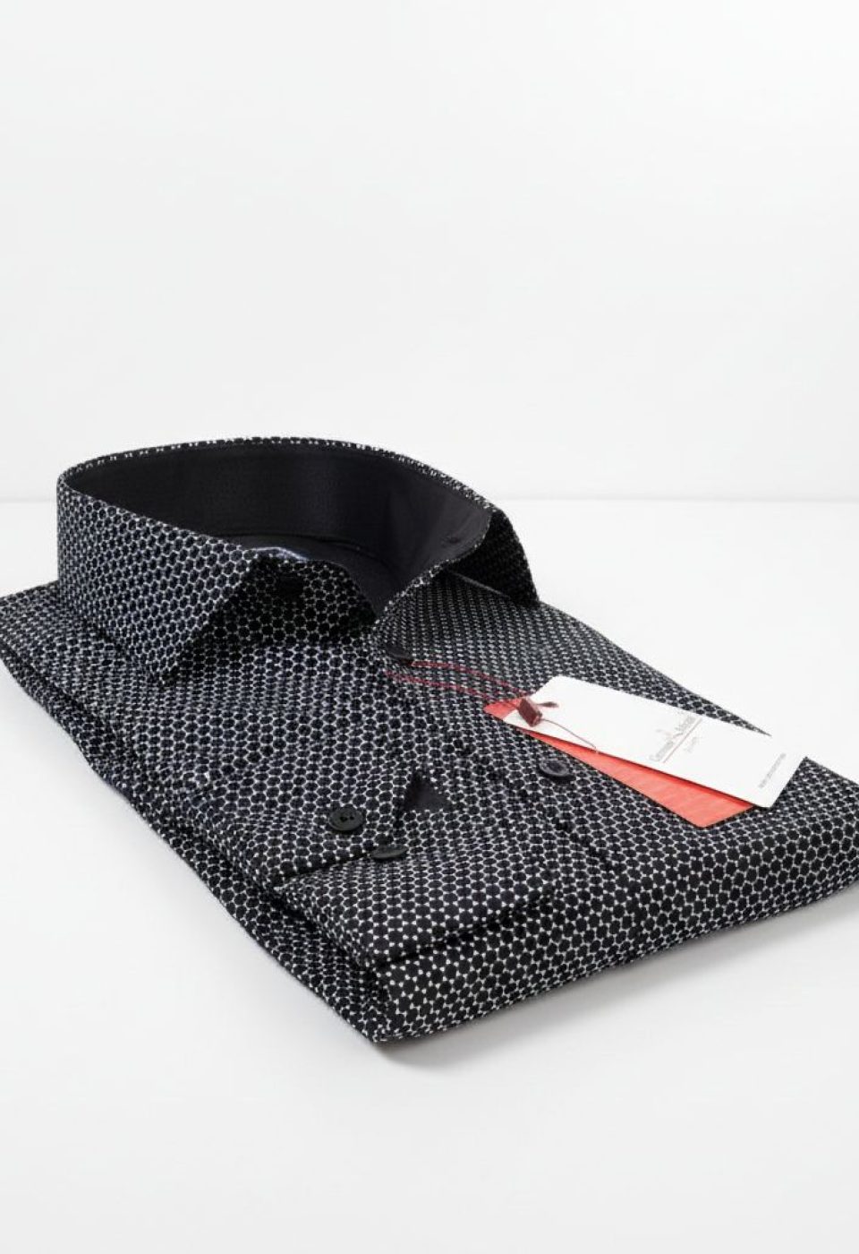 Slim Fit Uzun Kol Desenli Erkek Gömlek 3GMK311684009 - Giovanni Fratelli