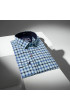 Slim Fit Uzun Kol Desenli Erkek Gömlek 3GMK311803004