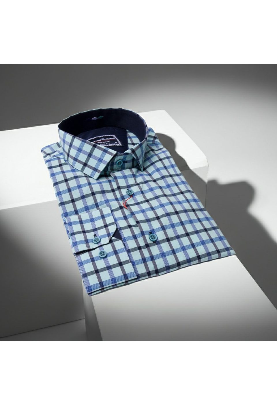Slim Fit Uzun Kol Desenli Erkek Gömlek 3GMK311803004 - Giovanni Fratelli
