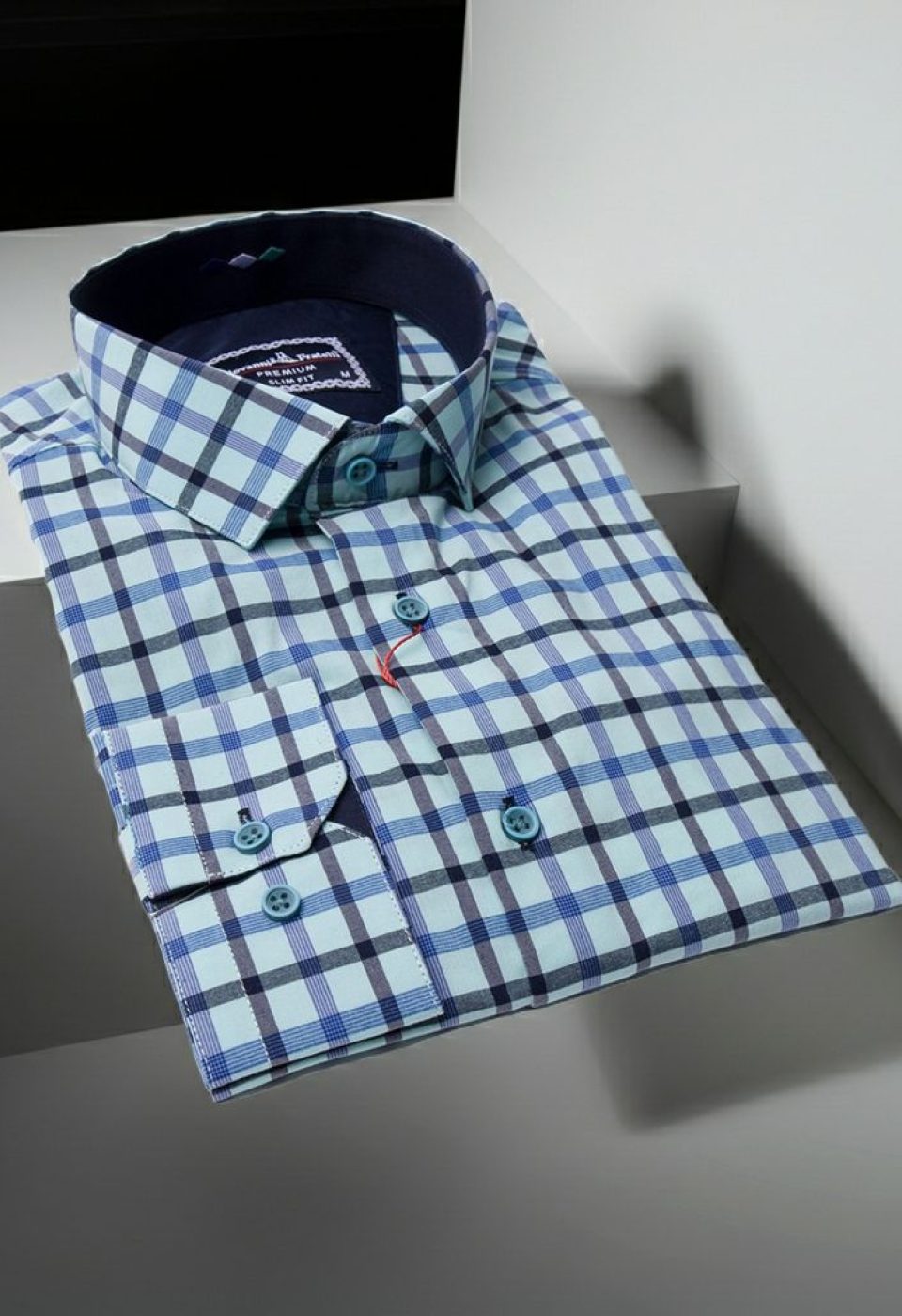 Slim Fit Uzun Kol Desenli Erkek Gömlek 3GMK311803004 - Giovanni Fratelli