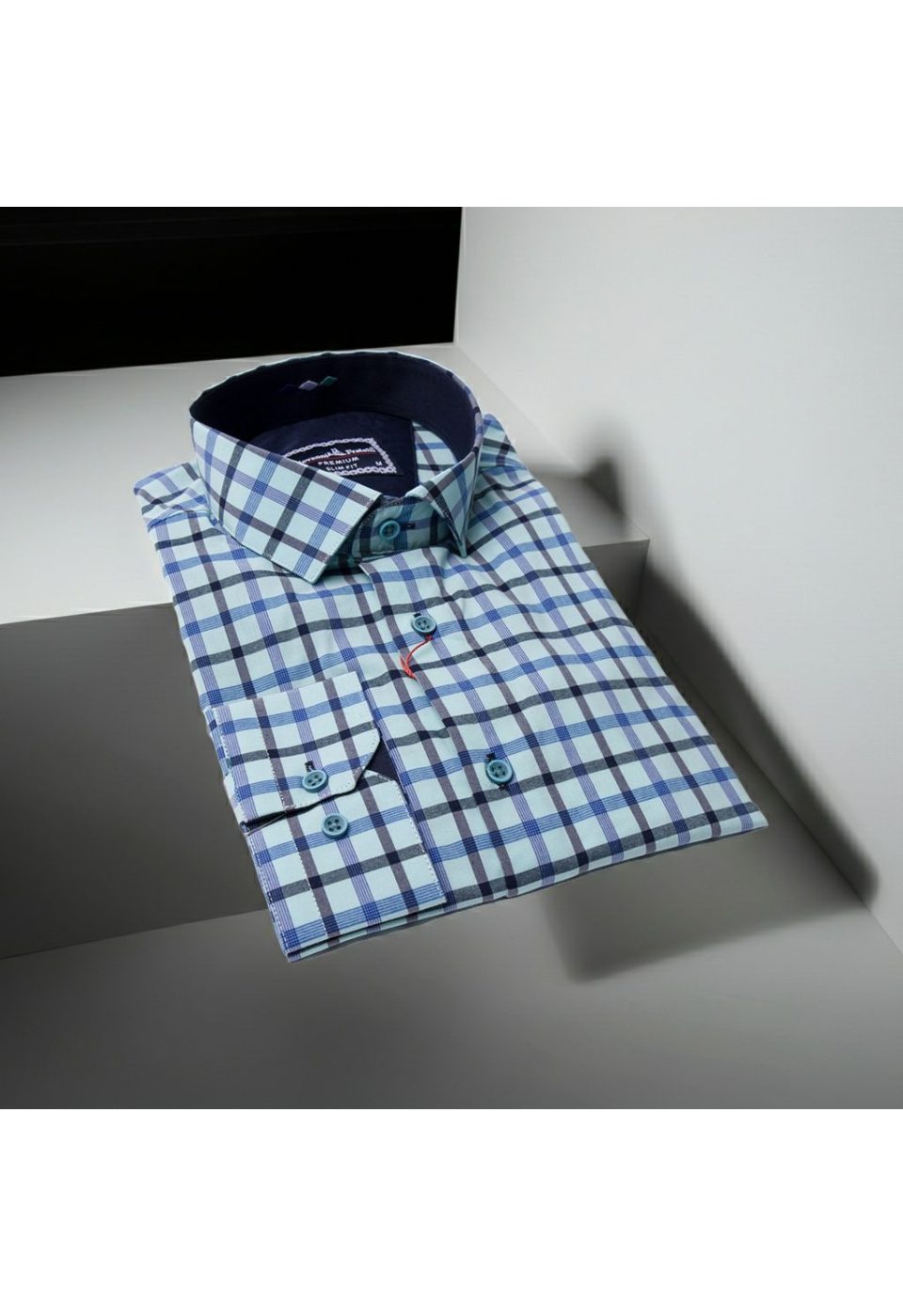Slim Fit Uzun Kol Desenli Erkek Gömlek 3GMK311803004 - Giovanni Fratelli