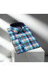 Slim Fit Uzun Kol Desenli Erkek Gömlek 3GMK311803005