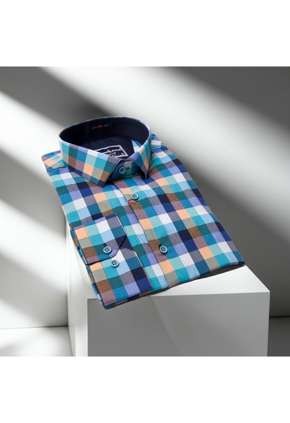 Slim Fit Uzun Kol Desenli Erkek Gömlek 3GMK311803005 - Giovanni Fratelli