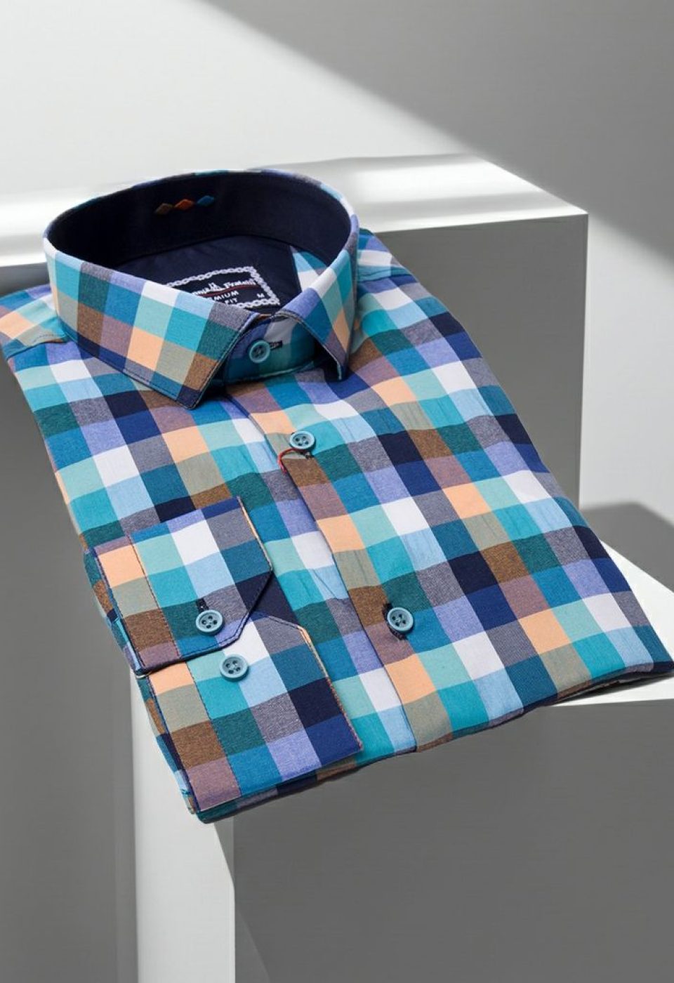 Slim Fit Uzun Kol Desenli Erkek Gömlek 3GMK311803005 - Giovanni Fratelli
