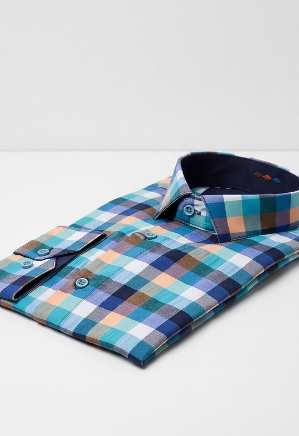 Slim Fit Uzun Kol Desenli Erkek Gömlek 3GMK311803005
