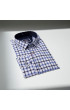 Slim Fit Uzun Kol Desenli Erkek Gömlek 3GMK311803006