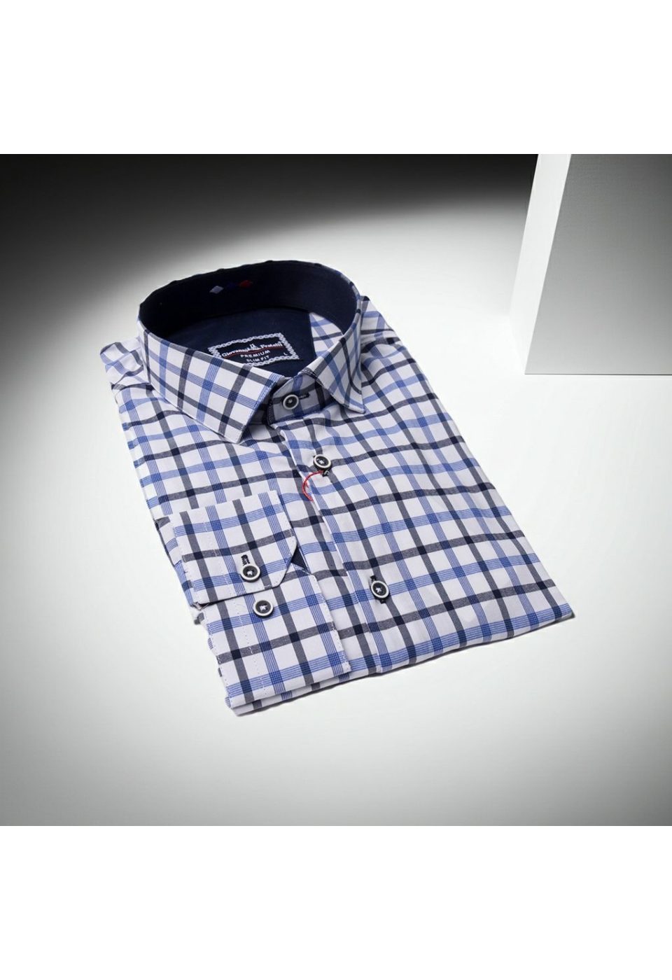 Slim Fit Uzun Kol Desenli Erkek Gömlek 3GMK311803006 - Giovanni Fratelli
