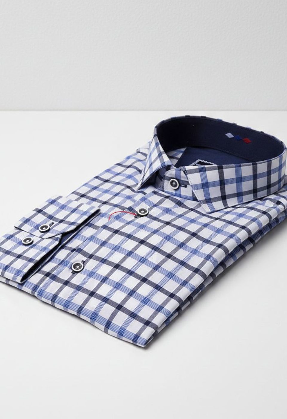 Slim Fit Uzun Kol Desenli Erkek Gömlek 3GMK311803006