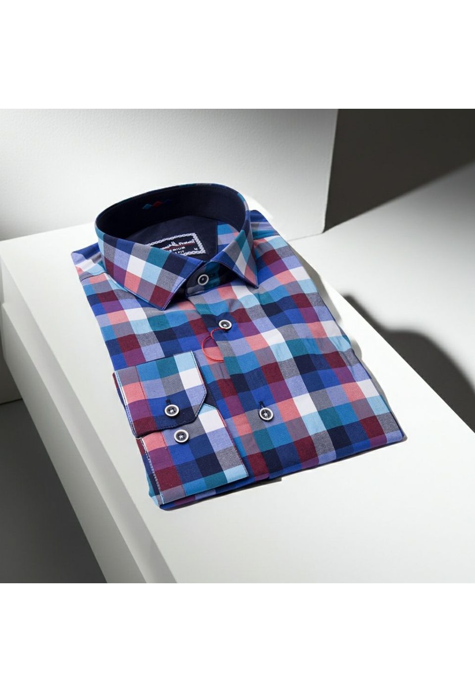 Slim Fit Uzun Kol Desenli Erkek Gömlek 3GMK311803007 - Giovanni Fratelli