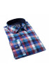 Slim Fit Uzun Kol Desenli Erkek Gömlek 3GMK311803007