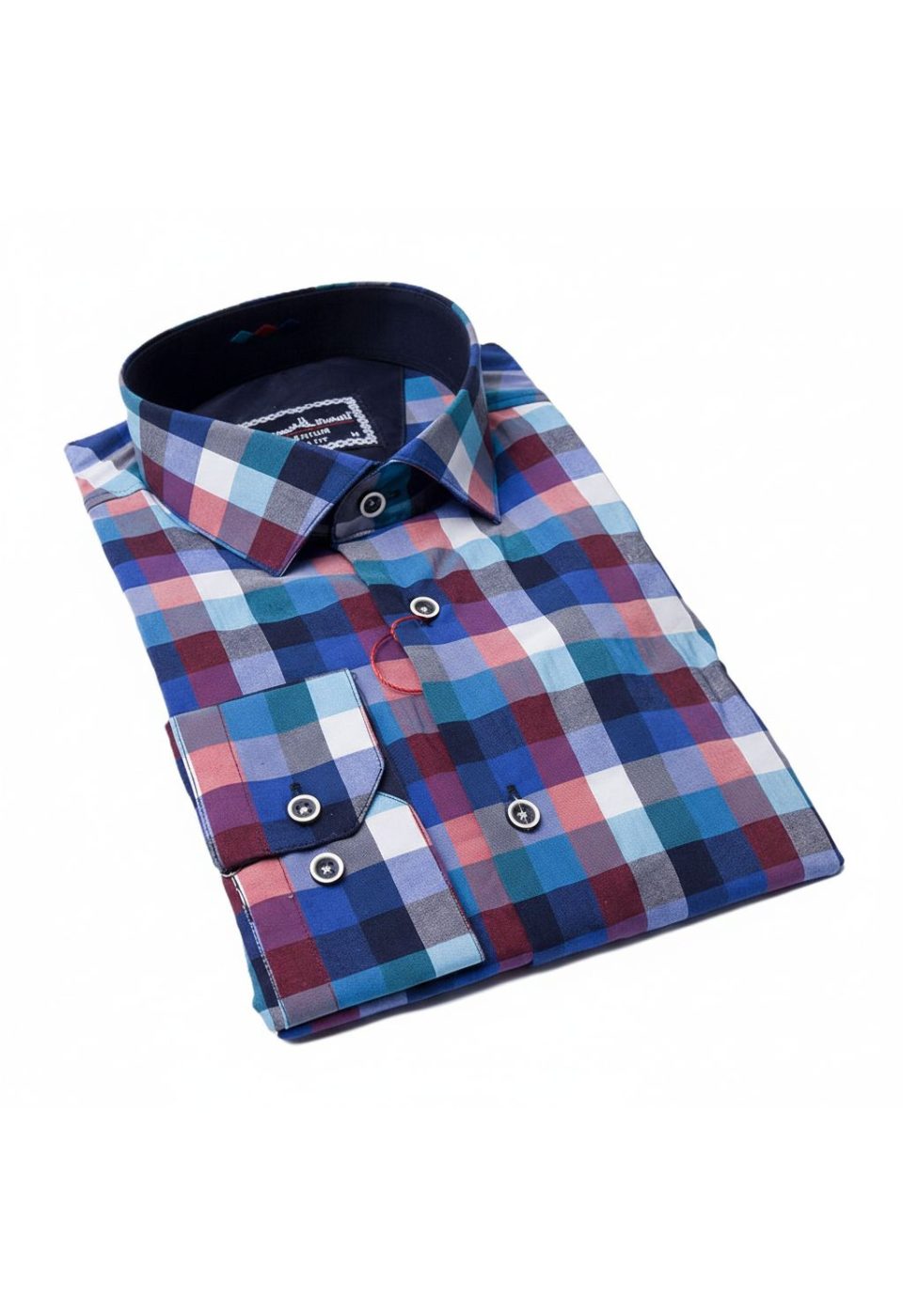 Slim Fit Uzun Kol Desenli Erkek Gömlek 3GMK311803007 - Giovanni Fratelli