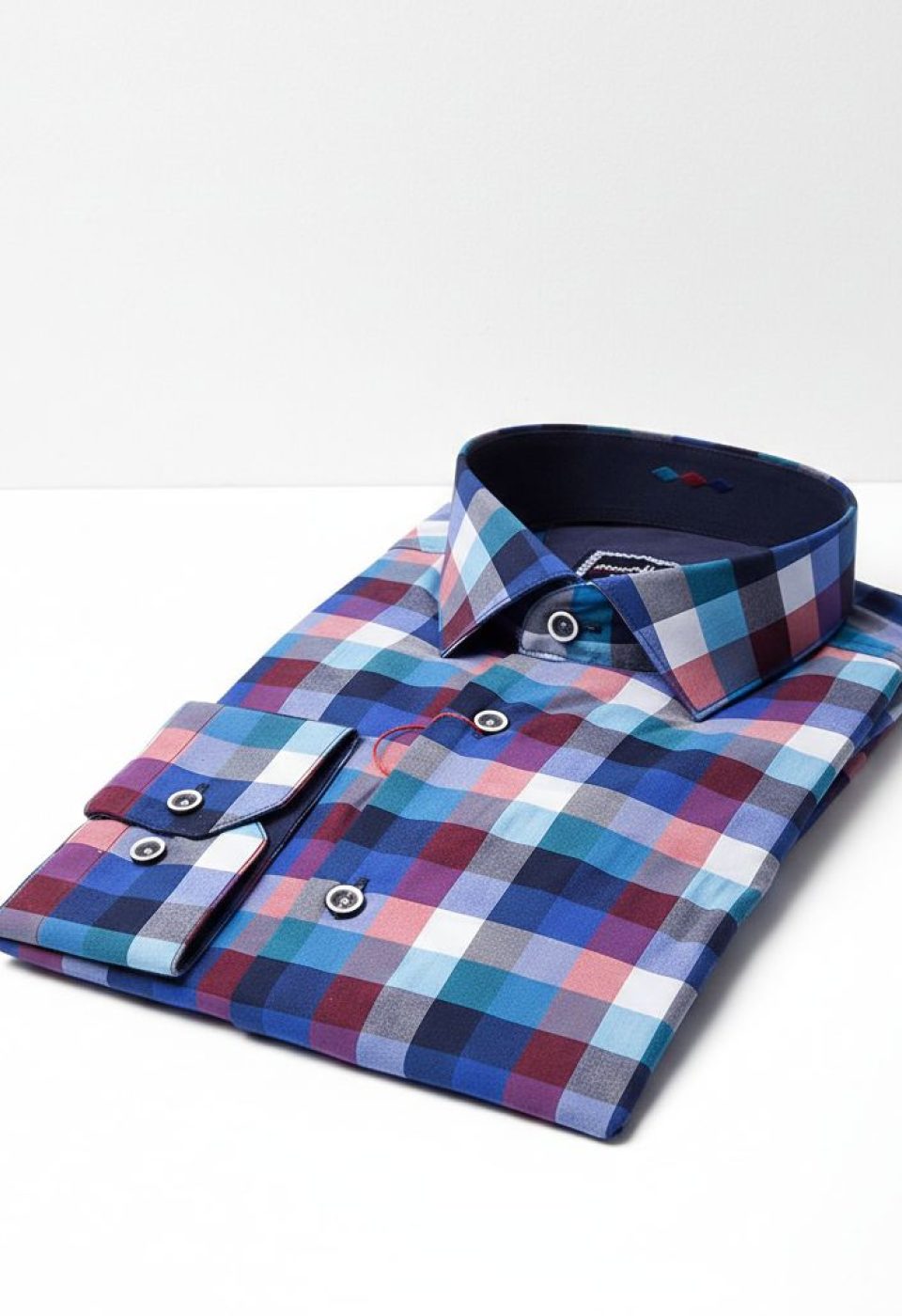 Slim Fit Uzun Kol Desenli Erkek Gömlek 3GMK311803007 - Giovanni Fratelli