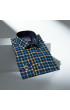 Slim Fit Uzun Kol Desenli Erkek Gömlek 3GMK311803011
