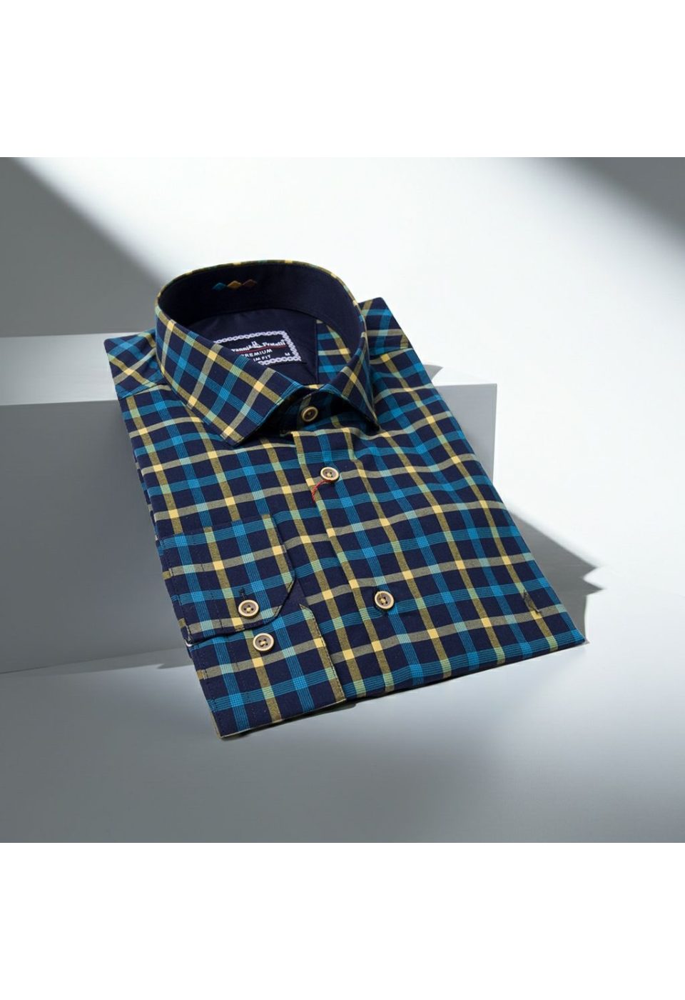 Slim Fit Uzun Kol Desenli Erkek Gömlek 3GMK311803011 - Giovanni Fratelli