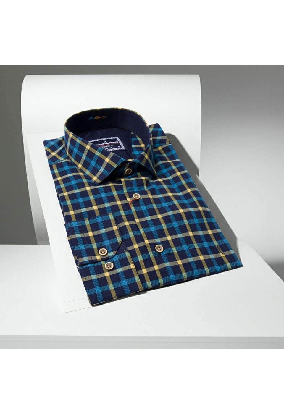 Slim Fit Uzun Kol Desenli Erkek Gömlek 3GMK311803011 - Giovanni Fratelli