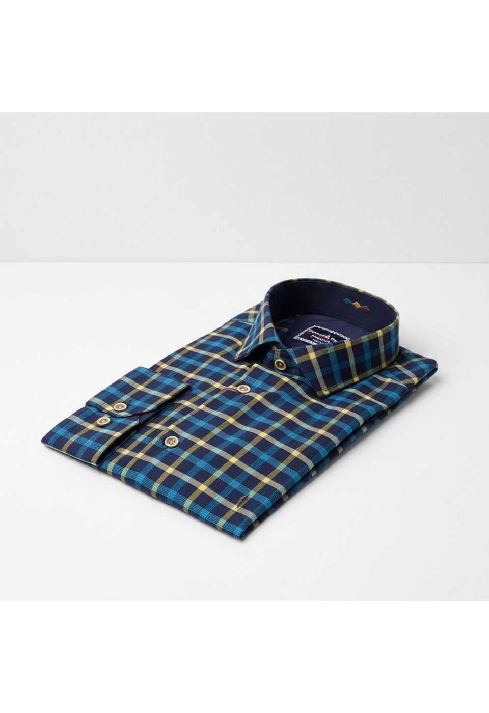 Slim Fit Uzun Kol Desenli Erkek Gömlek 3GMK311803011 - Giovanni Fratelli