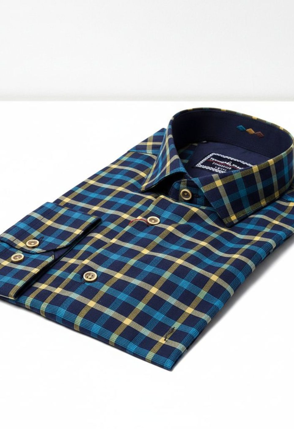 Slim Fit Uzun Kol Desenli Erkek Gömlek 3GMK311803011 - Giovanni Fratelli