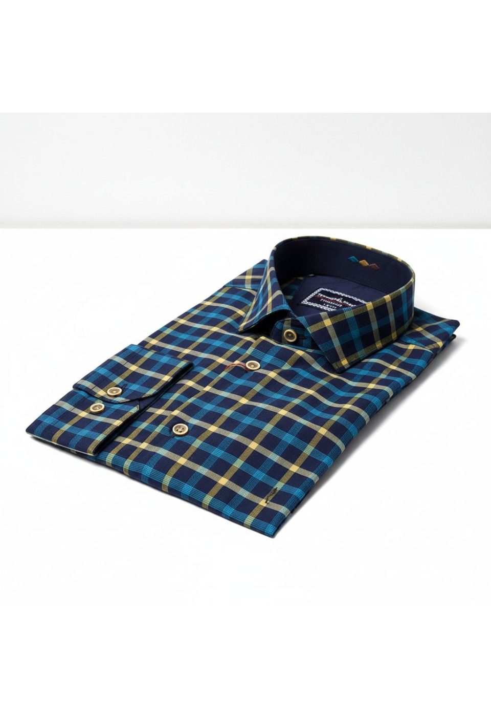 Slim Fit Uzun Kol Desenli Erkek Gömlek 3GMK311803011 - Giovanni Fratelli