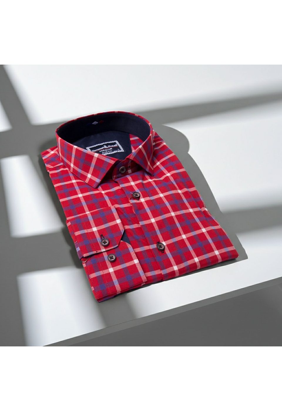 Slim Fit Uzun Kol Desenli Erkek Gömlek 3GMK311803012 - Giovanni Fratelli