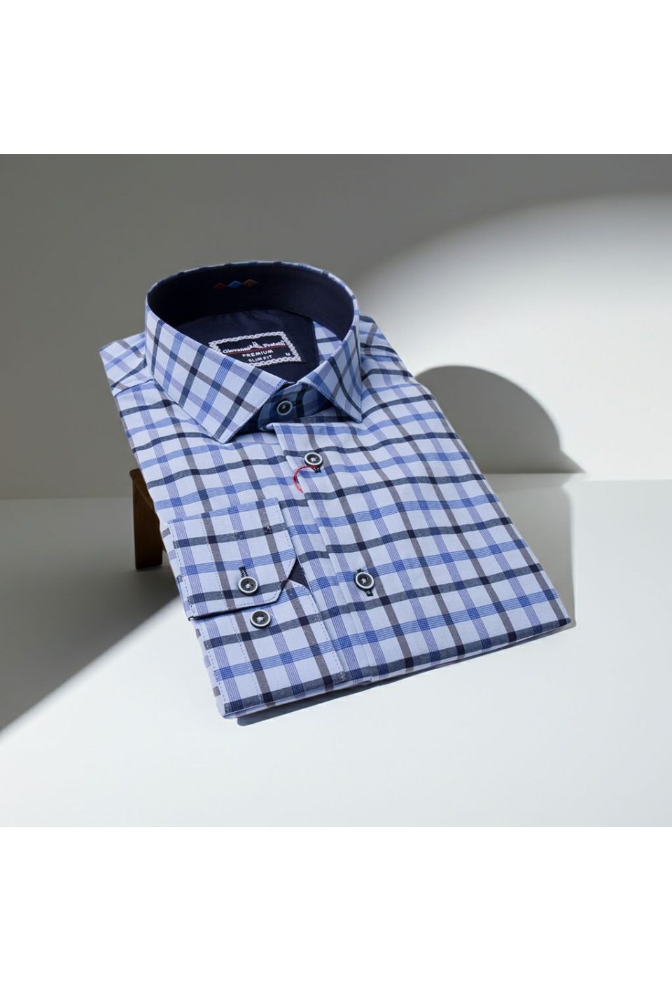 Slim Fit Uzun Kol Desenli Erkek Gömlek 3GMK311803013 - Giovanni Fratelli