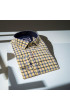 Slim Fit Uzun Kol Desenli Erkek Gömlek 3GMK311803014