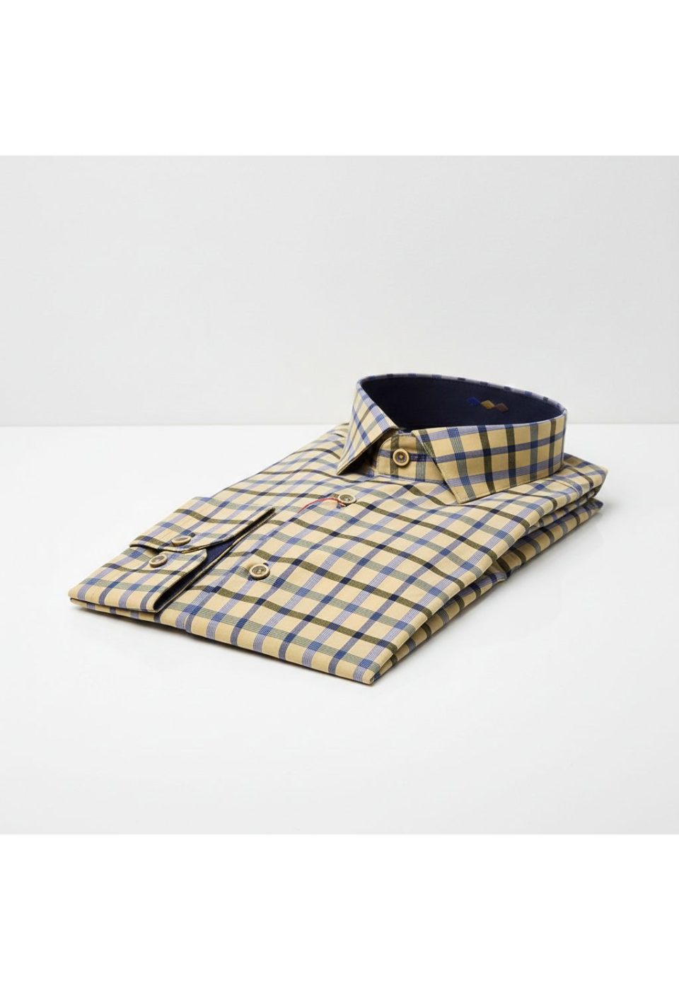 Slim Fit Uzun Kol Desenli Erkek Gömlek 3GMK311803014 - Giovanni Fratelli