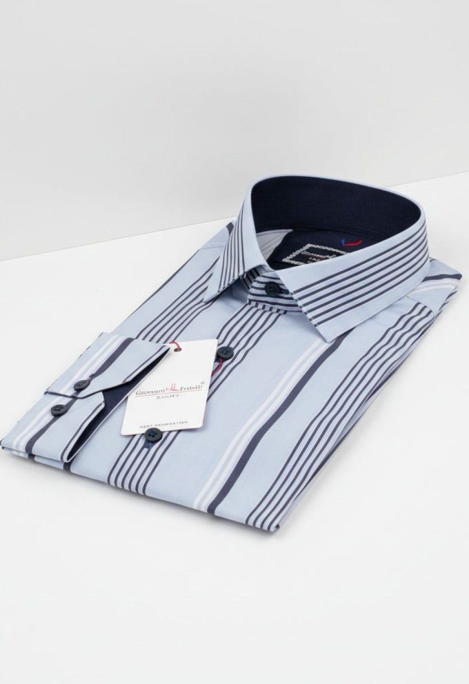 Slim Fit Uzun Kol Desenli Erkek Gömlek 3GMK312101006