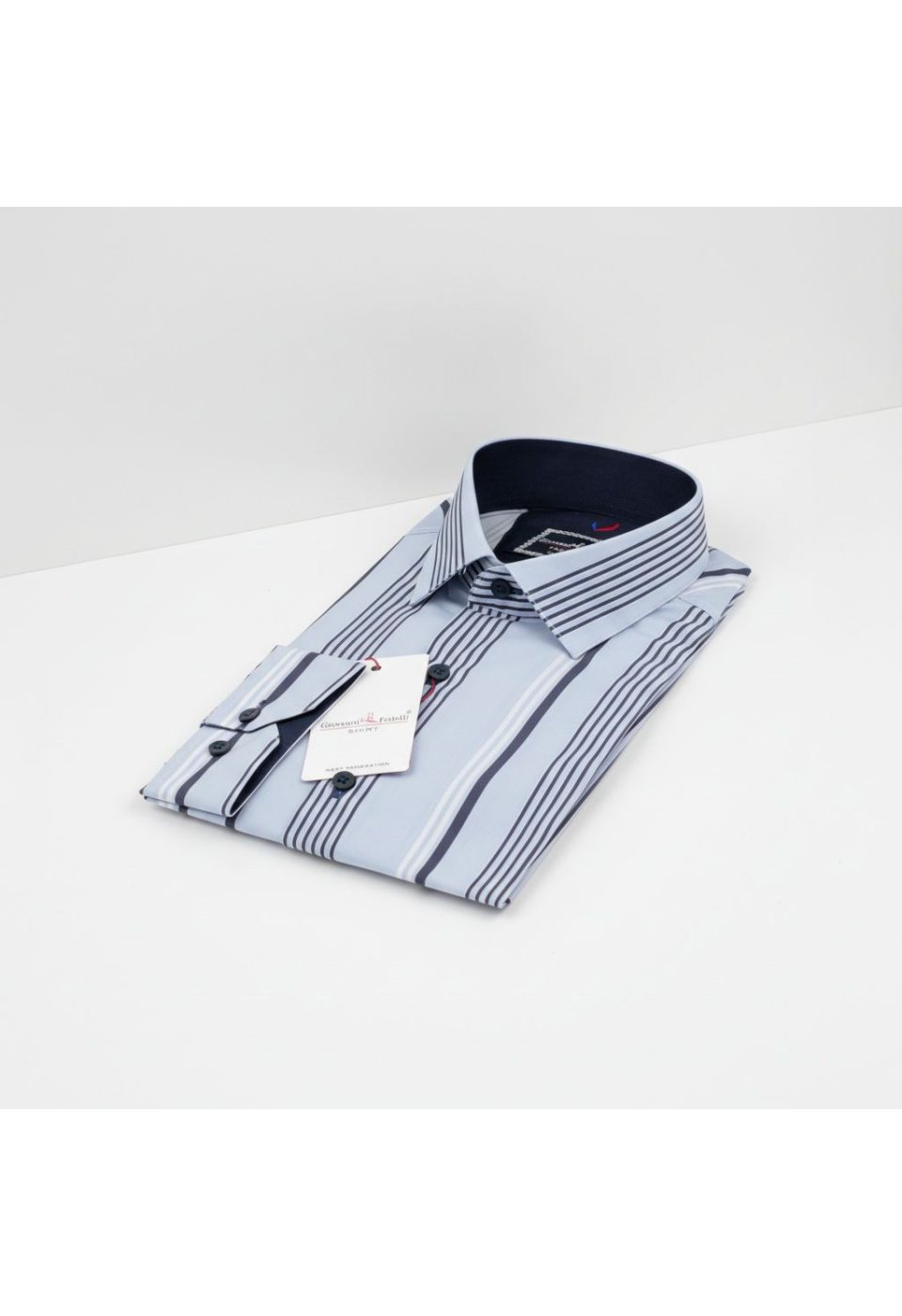 Slim Fit Uzun Kol Desenli Erkek Gömlek 3GMK312101006 - Giovanni Fratelli